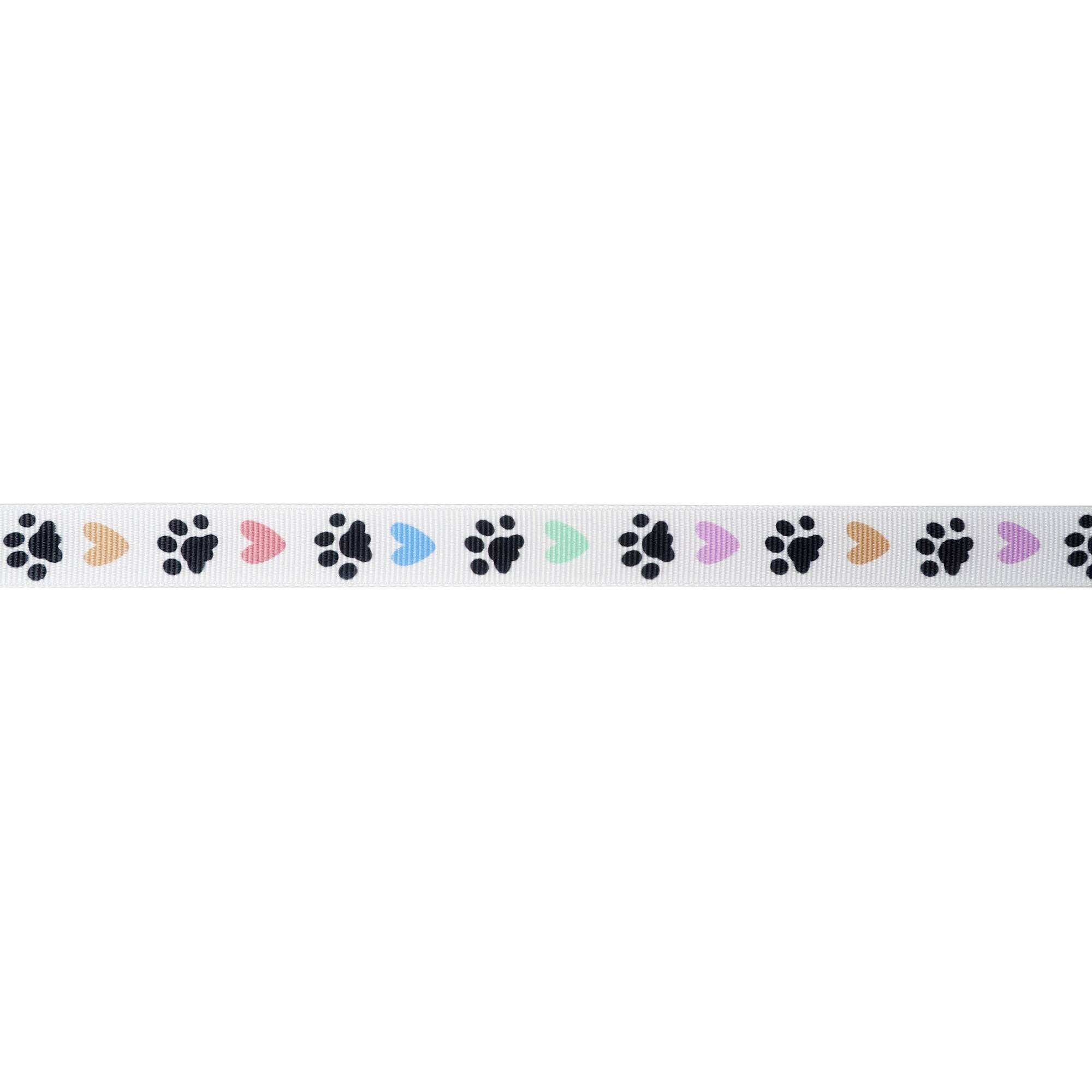 5/8" x 7yd. Grosgrain Paw Print Ribbon by Celebrate It™